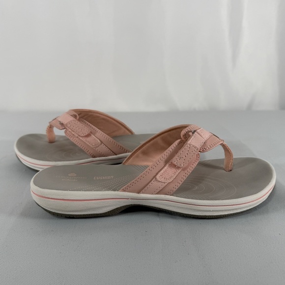 Cloudsteppers by Clarks Pink and Gray Casual Sandals - Picture 6 of 9